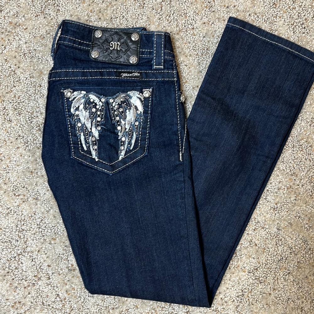 NWOT Miss Me Dark Wash Straight